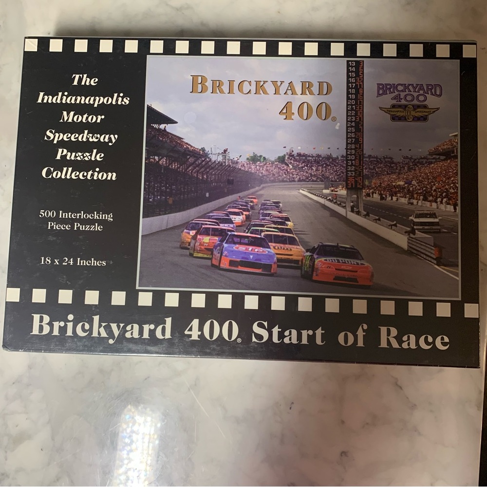 indianapolis motor speedway Puzzle Collection Start Of Race 500 Pieces VTG 1995